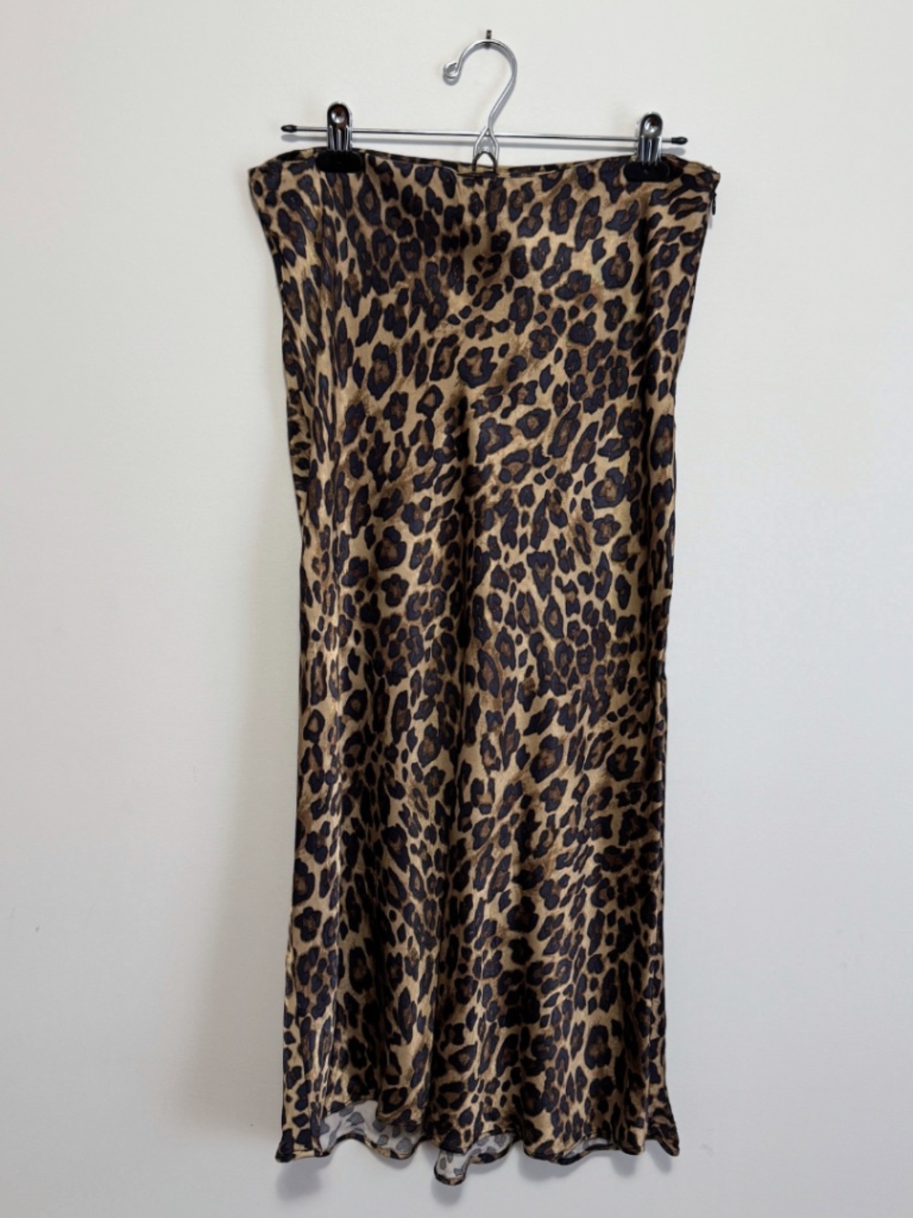 H&M Cheetah Print Midi Skirt